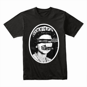 Sex Pistols "God Save The Queen" Punk Rock T-Shirt – Iconic Anarchy Graphic Tee