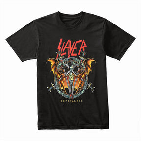 Slayer "Repentless" Pentagram & Swords Graphic T-Shirt – Thrash Metal Icon
