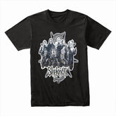 Slipknot Monochrome Band Group T-Shirt – Dark Metal Legacy