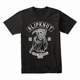 Slipknot “Des Moines Reaper” Vintage Biker-Style T-Shirt