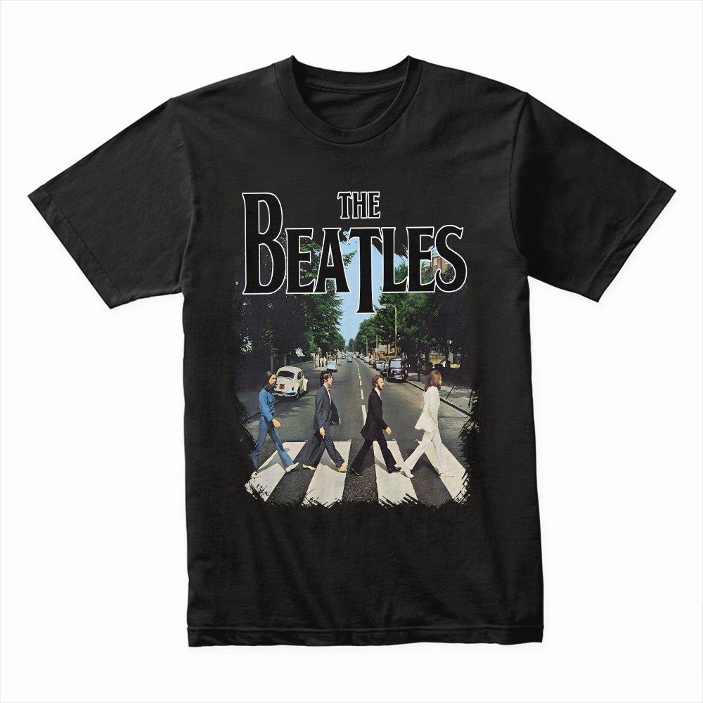 The Beatles "Abbey Road Classic" T-Shirt – Iconic Album Cover Tribute