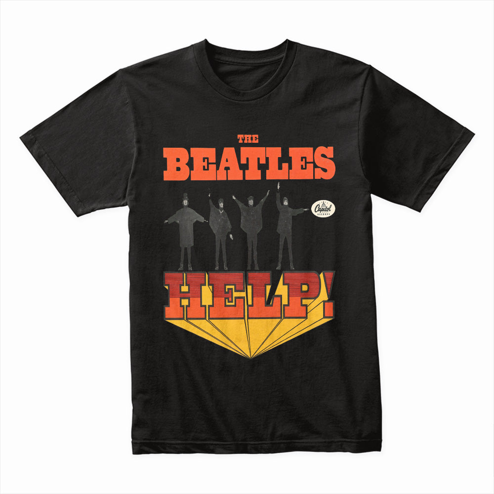 The Beatles "HELP!" Vintage Movie Poster T-Shirt – Classic Rock Tribute Tee