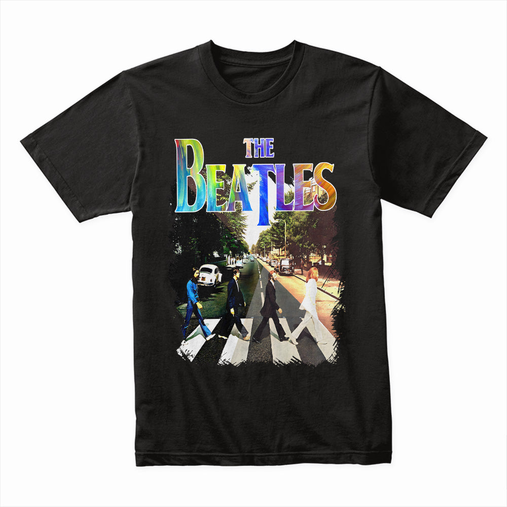 The Beatles "Abbey Road Holographic" T-Shirt – Iconic Rock Tribute Tee