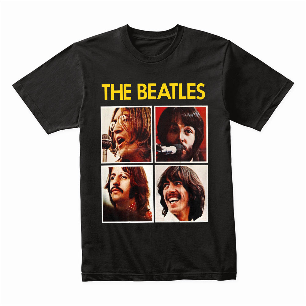 The Beatles "Let It Be Live" T-Shirt – Classic Rock Legends Tribute Tee