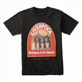 The Beatles "Liverpool Birthplace" Vintage T-Shirt – Classic Rock Heritage Tribute