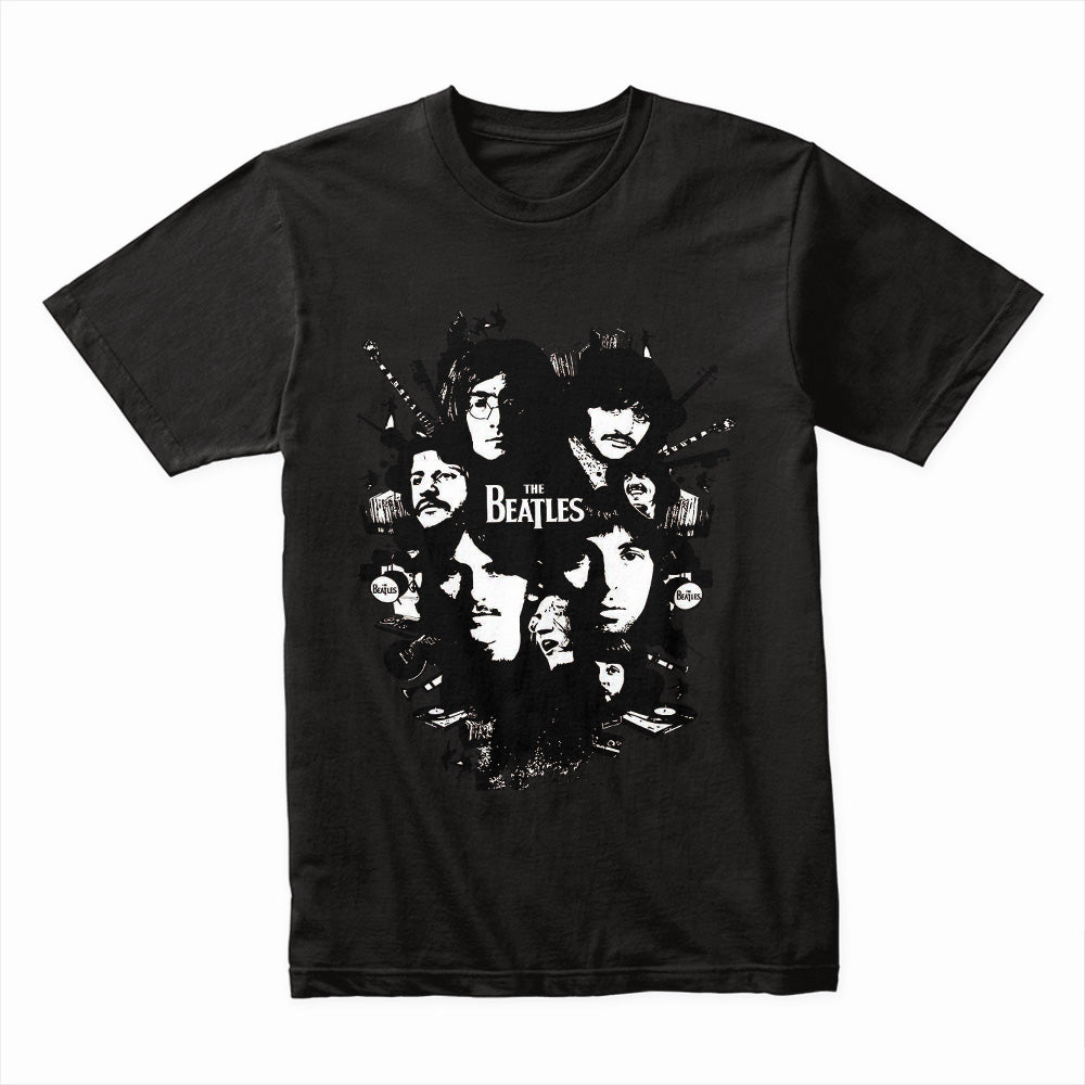The Beatles "Legends Collage" Vintage Rock T-Shirt – Classic Band Tee