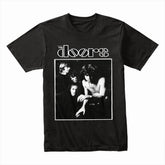 The Doors Classic Black & White Band Photo T-Shirt – Vintage Rock Tribute