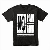 "No Pain No Gain" Gym T-Shirt – Motivational Workout Tee for Fitness & Bodybuilding