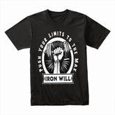 "Iron Will Gym T-Shirt – Push Your Limits to the Max Fitness Tee"
