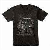 "Comfort Zone Is Dangerous" Panther Gym T-Shirt – Man on a Mission