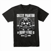 "Grizzly Phantom" Powerlifting Bear Gym T-Shirt – Strength & Elevation