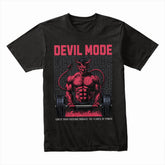 "Devil Mode" Hardcore Gym T-Shirt – Unleash Your Inner Beast