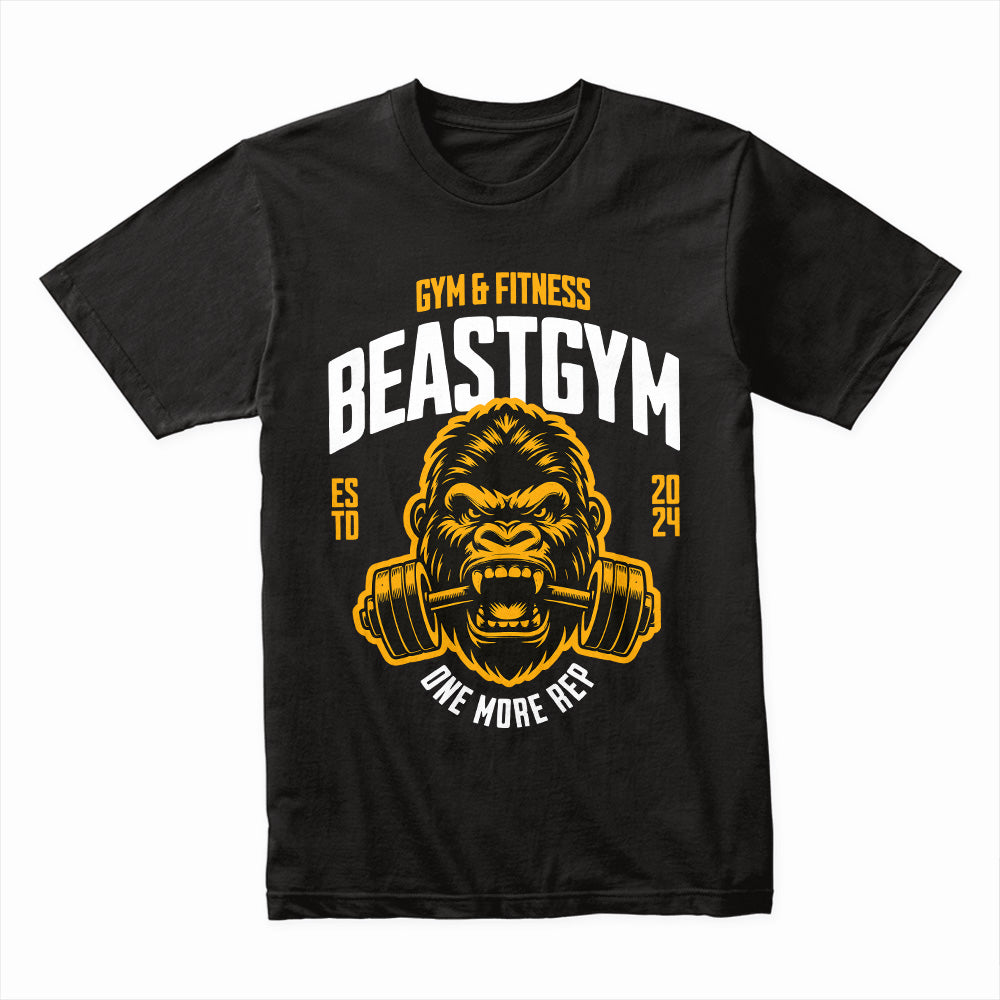 "Beast Gym" Gorilla Workout T-Shirt – One More Rep