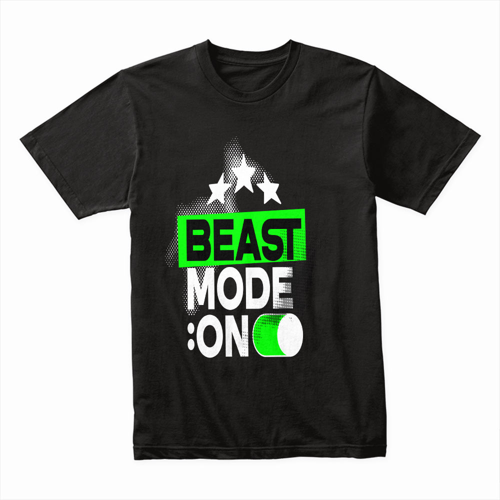 "Beast Mode ON" Motivational Gym T-Shirt – Unleash Your Power