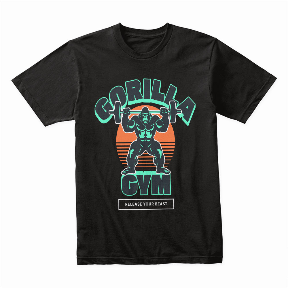 "Gorilla Gym" Powerlifting T-Shirt – Unleash Your Inner Beast