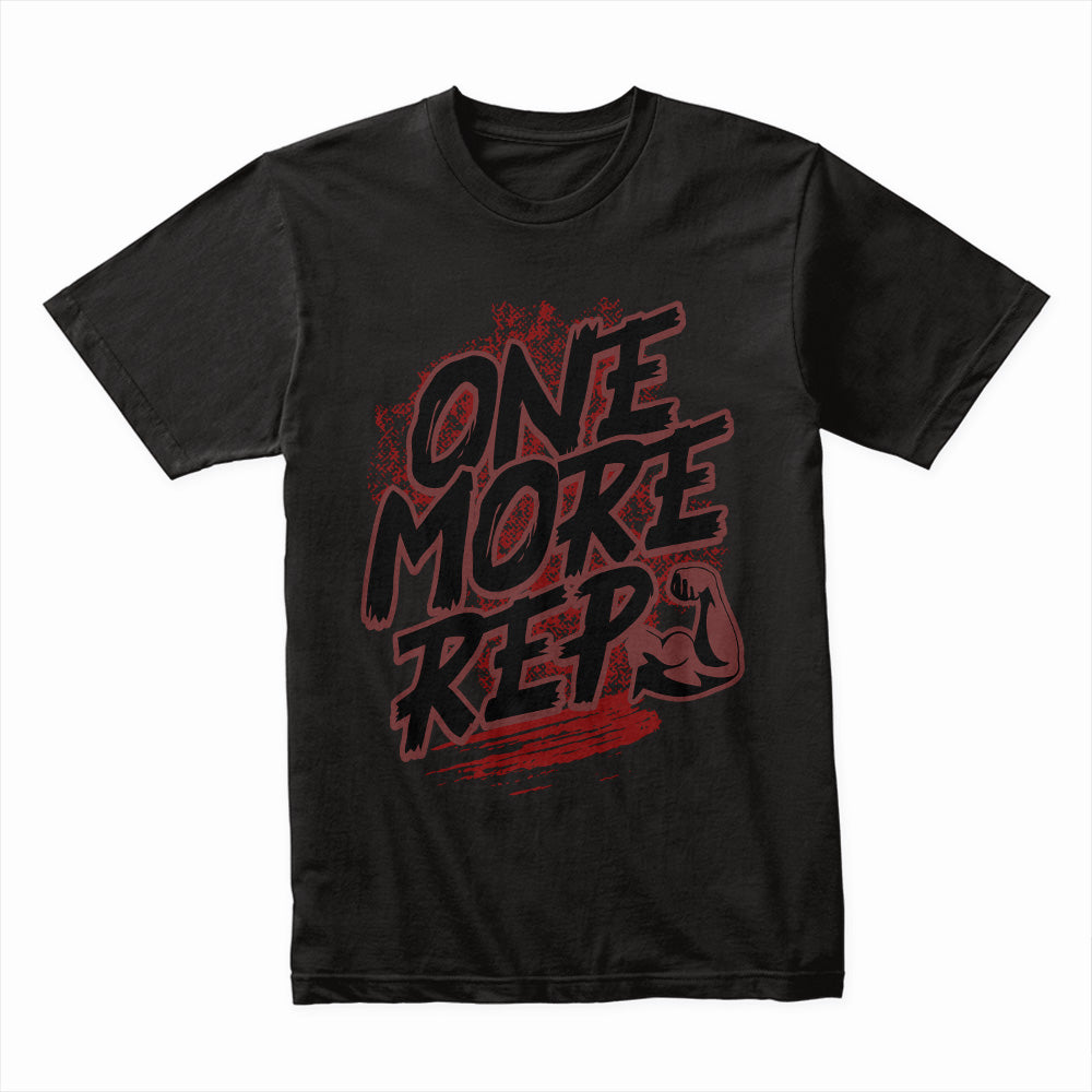 "One More Rep" Motivational Gym T-Shirt – Push Your Limits
