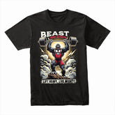 "Beast Mode Activated" Gorilla Powerlifting Gym T-Shirt – Lift Heavy, Live Mighty