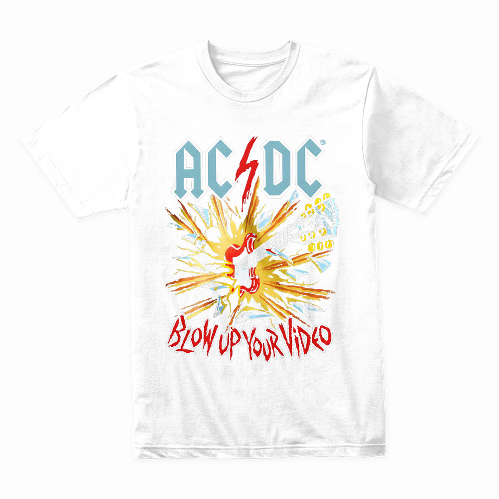AC/DC "Blow Up Your Video" Explosive Rock Graphic T-Shirt