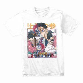 Demon Slayer Akaza T-Shirt – Stylish Upper Moon 3 Anime Graphic Tee