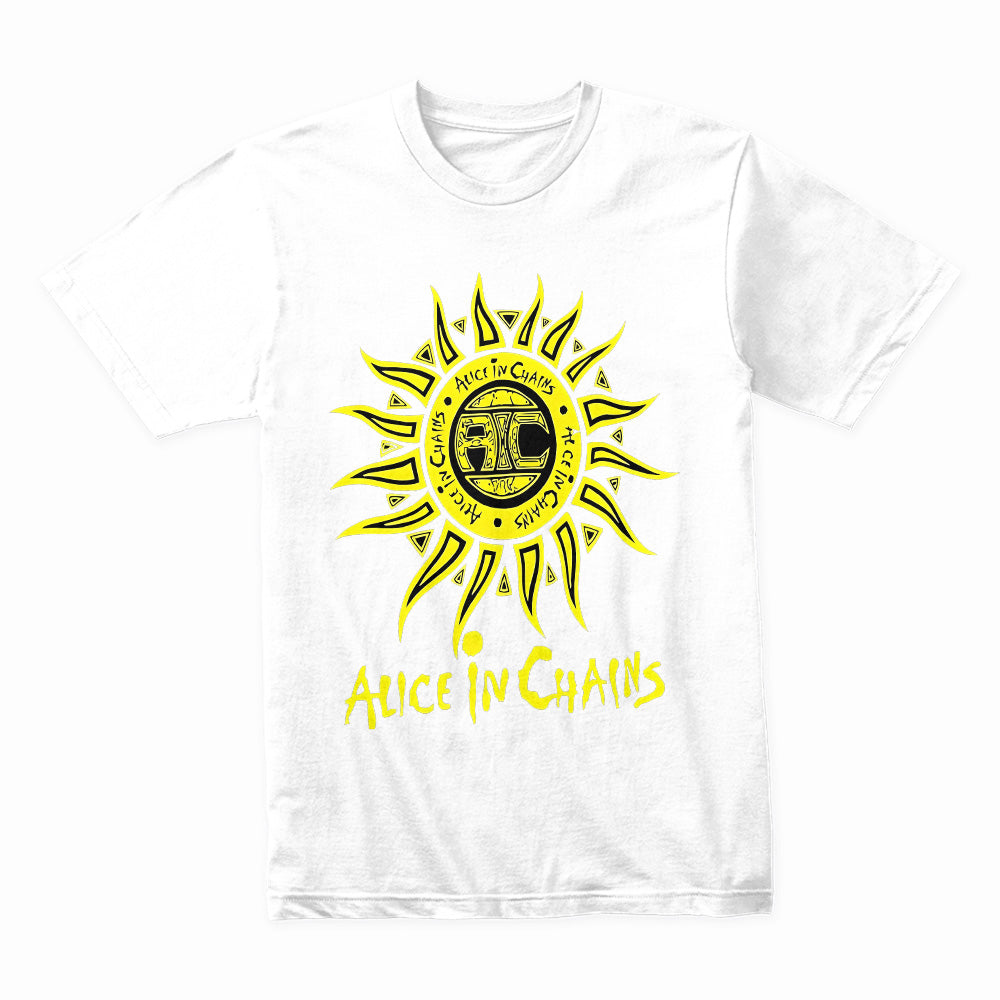 Alice in Chains Sun Logo T-Shirt – Classic Grunge Rock Band Merch