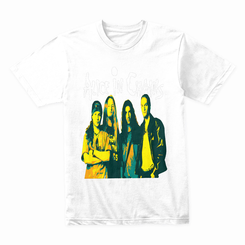 Alice in Chains Vintage Grunge T-Shirt – Classic 90s Rock Band Merch
