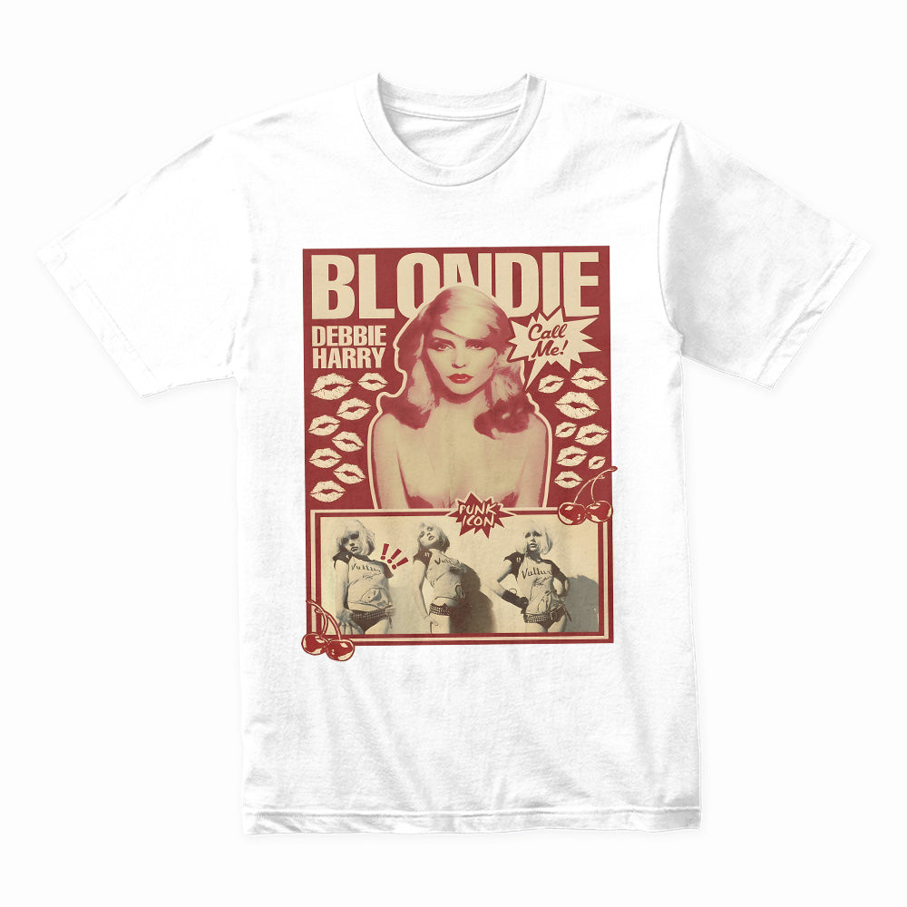 Blondie "Call Me" Retro Pop Art T-Shirt – Debbie Harry Punk Icon Tee