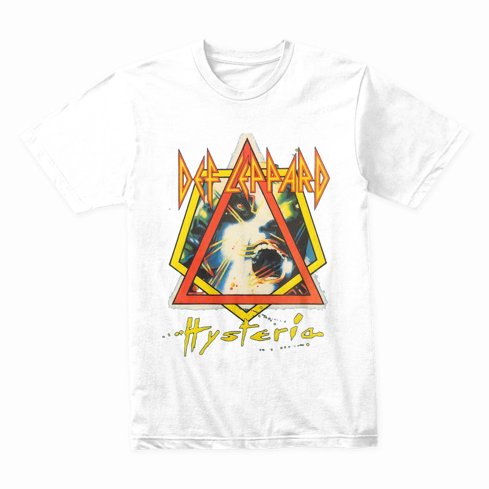 Def Leppard Hysteria Album Cover T-Shirt – Classic Rock Band Merch