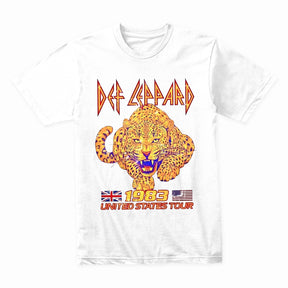 Def Leppard 1983 U.S. Tour T-Shirt – Retro Rock Concert Tee