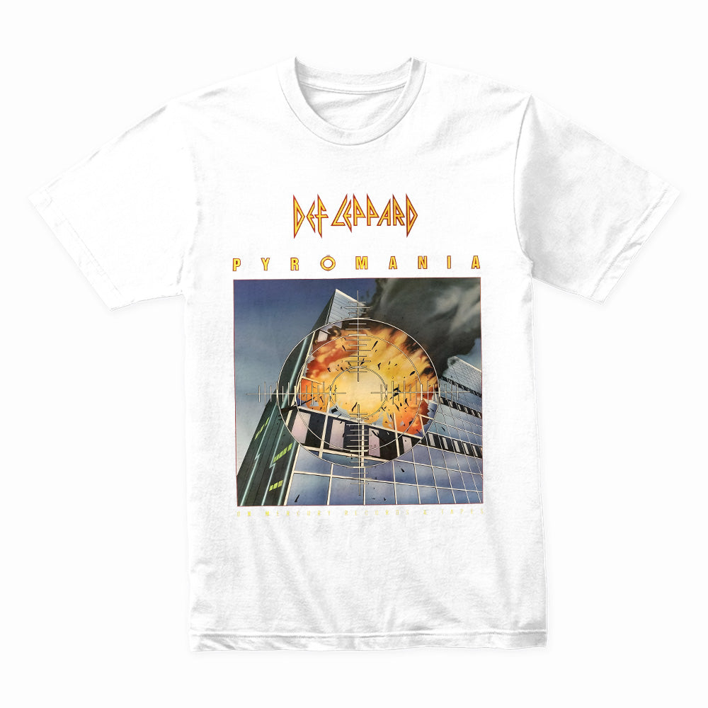 Def Leppard Pyromania Album Cover T-Shirt – Classic Hard Rock Tribute