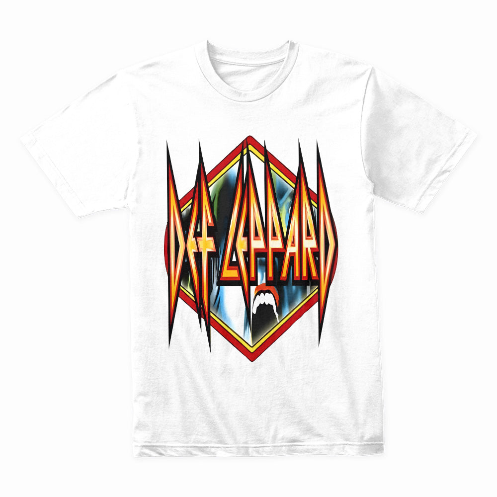 Def Leppard Screaming Face T-Shirt – Vintage Rock & Heavy Metal Graphic Tee