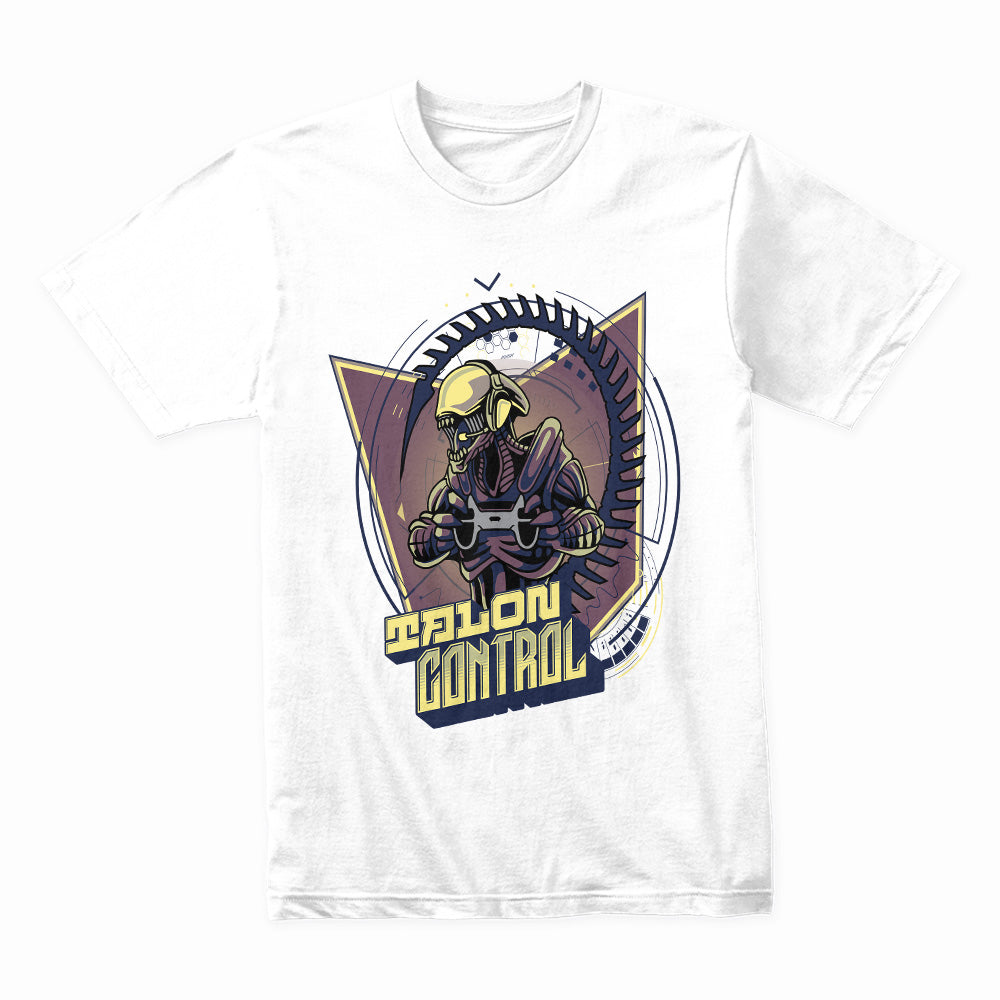 Talon Control Gaming T-Shirt – Alien Cyborg Gamer