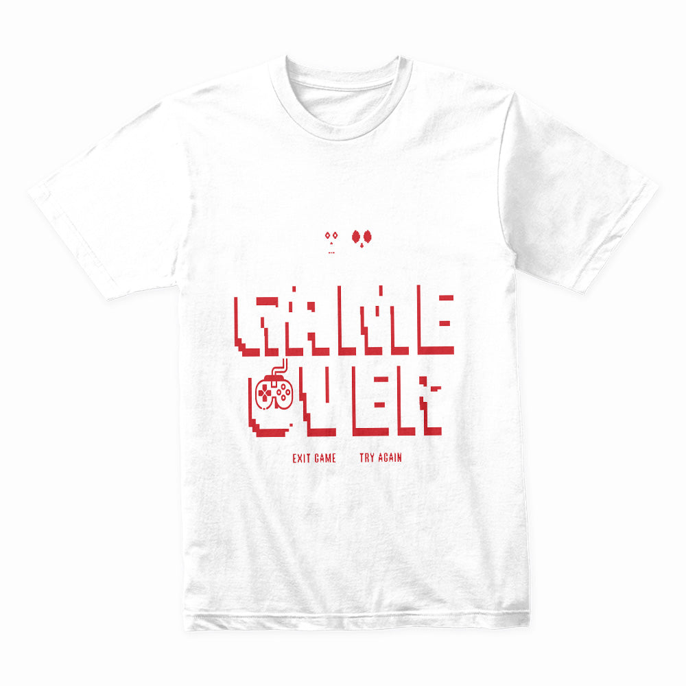"GAME OVER" Retro Pixel Art Gaming T-Shirt