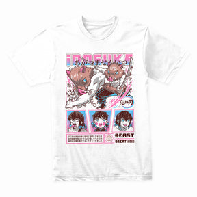 Inosuke Hashibira Beast Breathing Action T-Shirt – Demon Slayer Edition