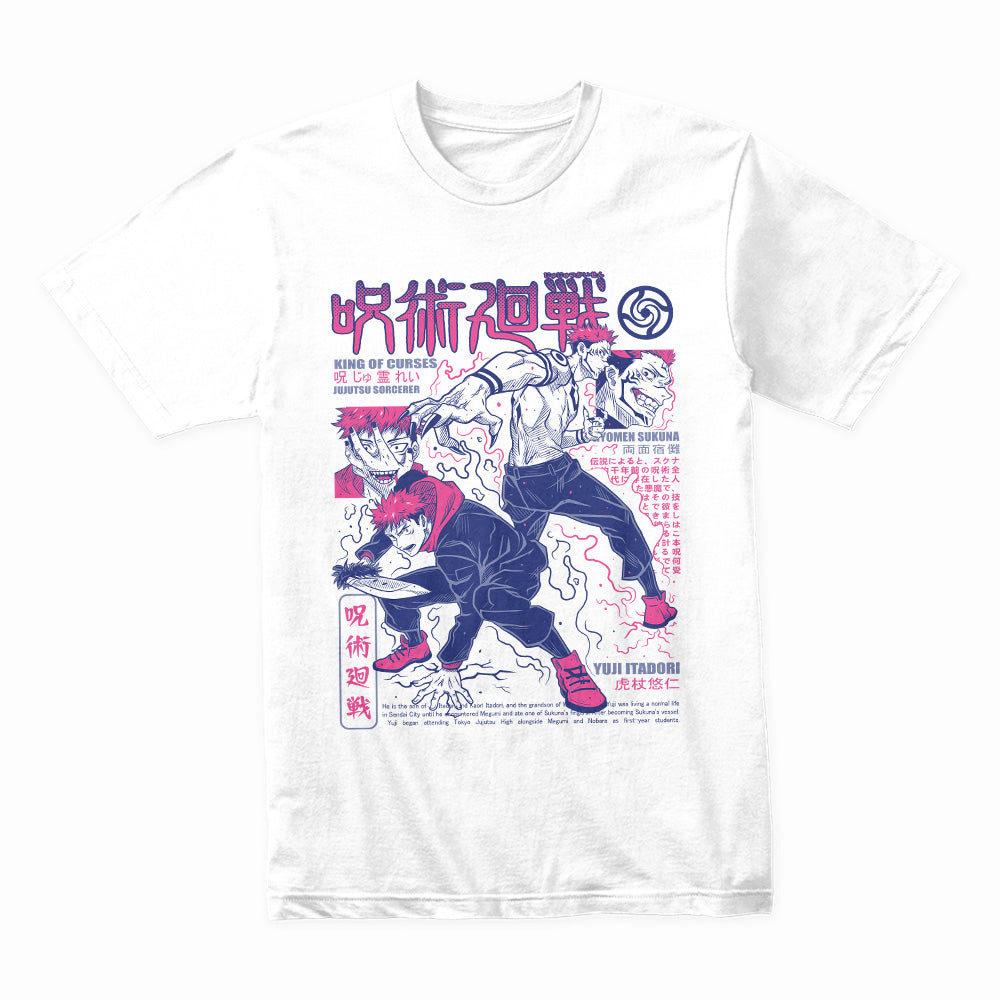 Yuji Itadori & Sukuna – King of Curses Jujutsu Kaisen T-Shirt
