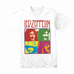 Led Zeppelin Pop Art Portrait T-Shirt