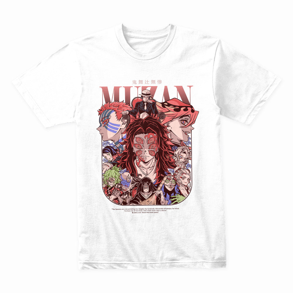 Muzan & Upper Moons T-Shirt – Ultimate Demon Slayer Villain Collection