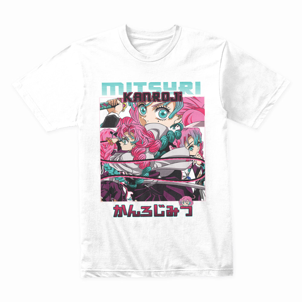 Mitsuri Kanroji "Love Hashira Warrior" T-Shirt – Dynamic Demon Slayer Streetwear