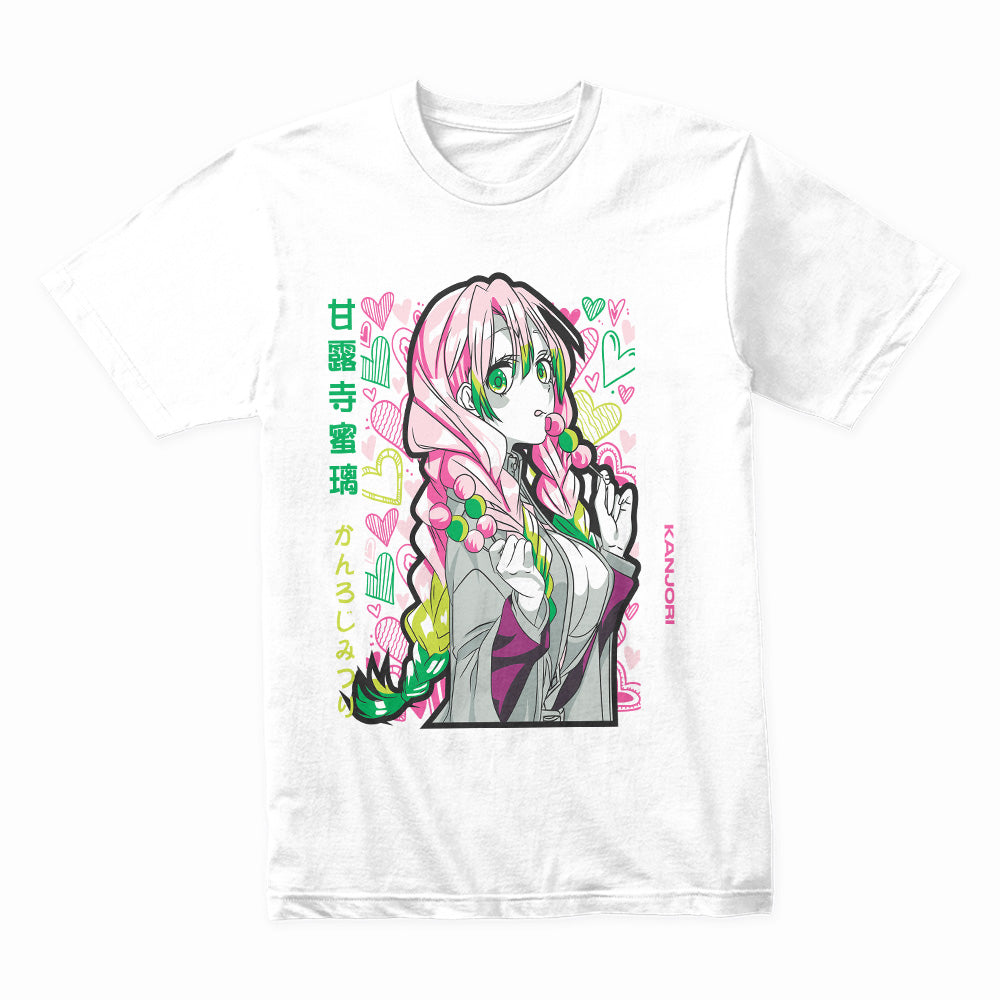Mitsuri Kanroji "Love Hashira" T-Shirt – Vibrant Demon Slayer Anime Streetwear