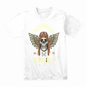 Motorhead – Born to Fly Vintage Aviator Skull T-Shirt