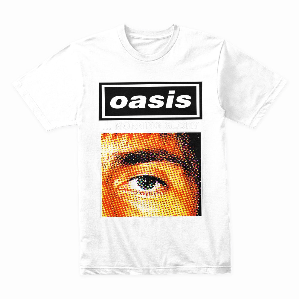 Oasis "Morning Glory" Pop Art T-Shirt – Britpop Classic Tribute
