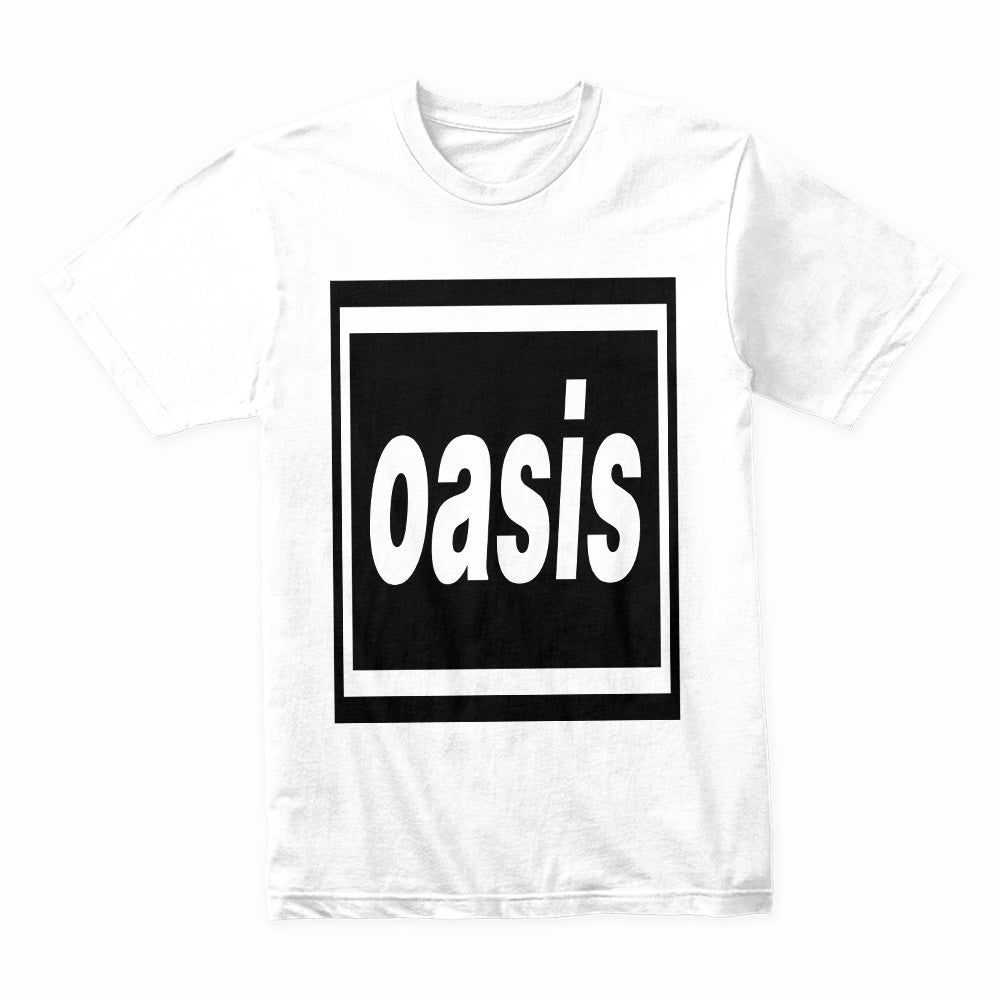 Oasis Classic Logo T-Shirt – Britpop Icon Essential