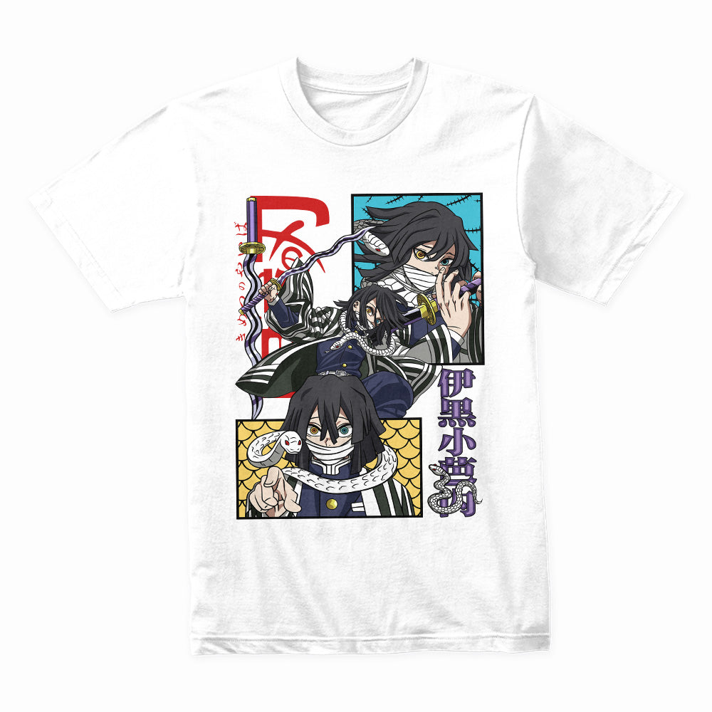 Demon Slayer Obanai Iguro T-Shirt – Serpent Hashira Warrior