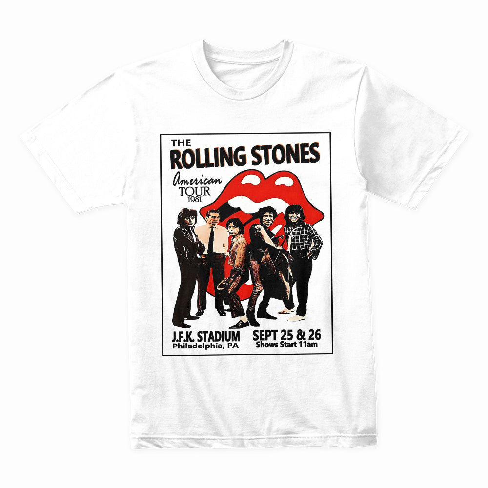 The Rolling Stones 1981 American Tour T-Shirt – Vintage Concert Poster Tee