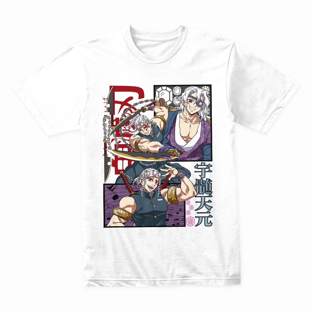 Tengen Uzui "Sound Hashira" T-Shirt – Demon Slayer Anime Aesthetic Tee