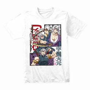 Tengen Uzui "Sound Hashira" T-Shirt – Demon Slayer Anime Aesthetic Tee