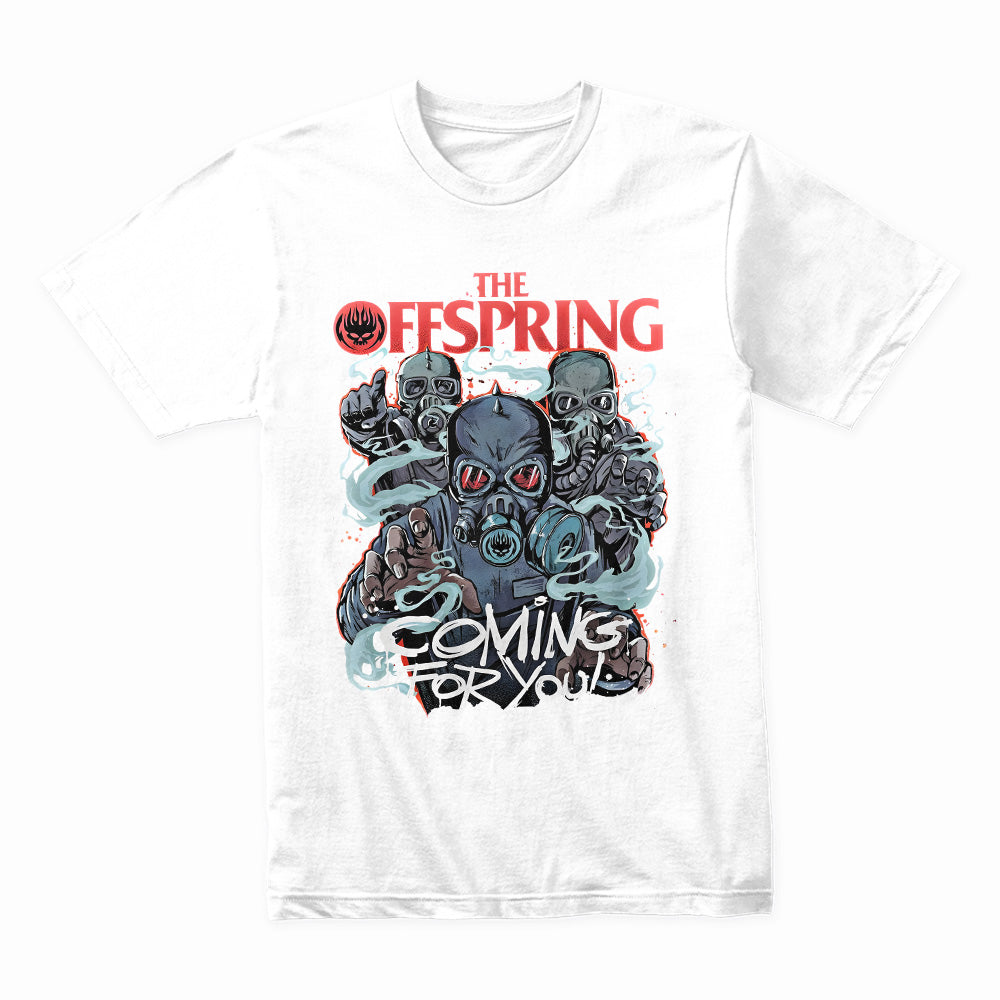 The Offspring "Coming for You" Gas Mask Soldiers Punk Rock T-Shirt