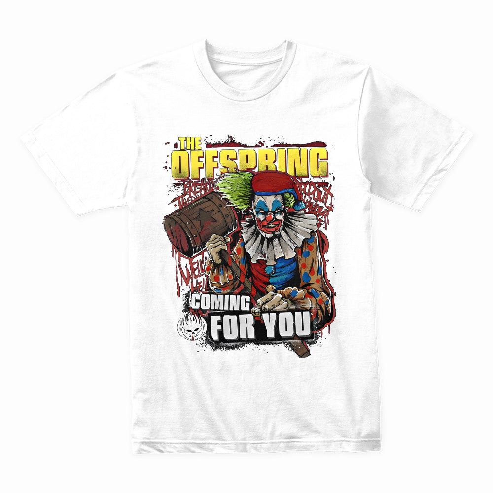The Offspring "Coming for You" Creepy Clown Punk Rock T-Shirt