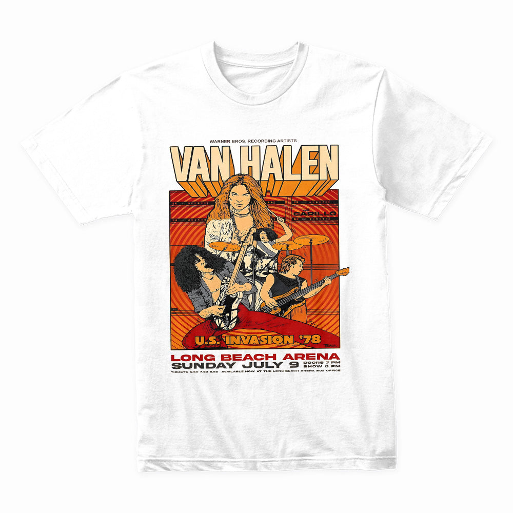 Van Halen "U.S. Invasion '78" Long Beach Arena Tour T-Shirt