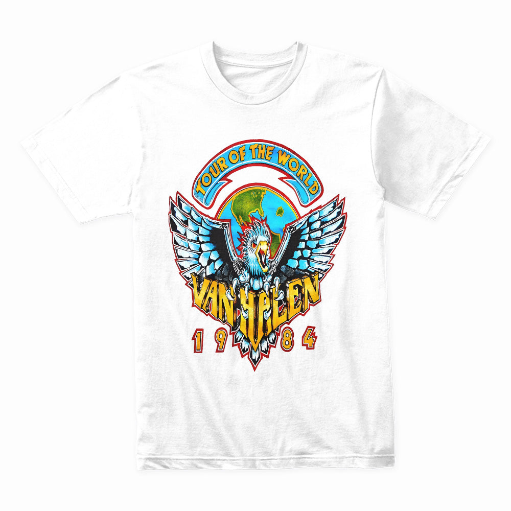 Van Halen "Tour of the World 1984" Vintage Rock T-Shirt