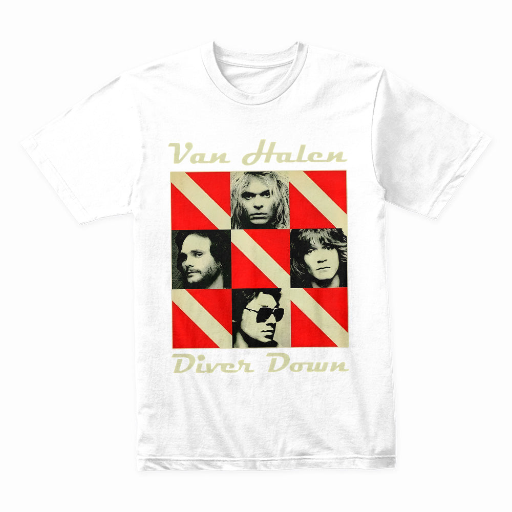 Van Halen "Diver Down" Vintage Rock T-Shirt